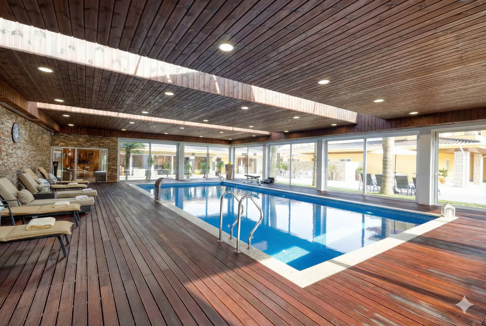 Piscina interior aquecida